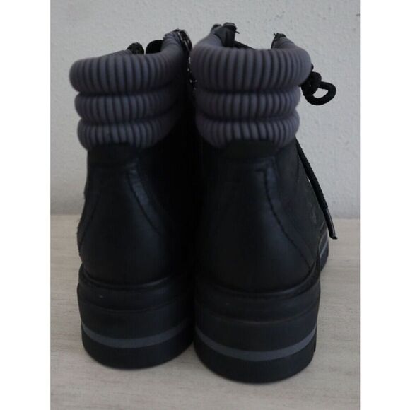 Timberland A2KQZ Women's Sz 6 Black Cervina Valley WR Leather Hiking Boots - Picture 4 of 10